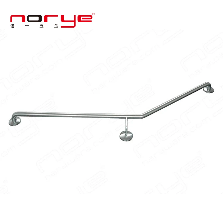 Stainless Steel Brushed bathroom safety disabled toilet grab bar wall mounted