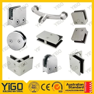 Stainless Steel Glass Clamp / Glass Railing Hardware