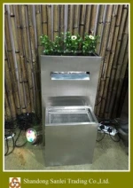 Stainless steel led lighted funny water fountain prices