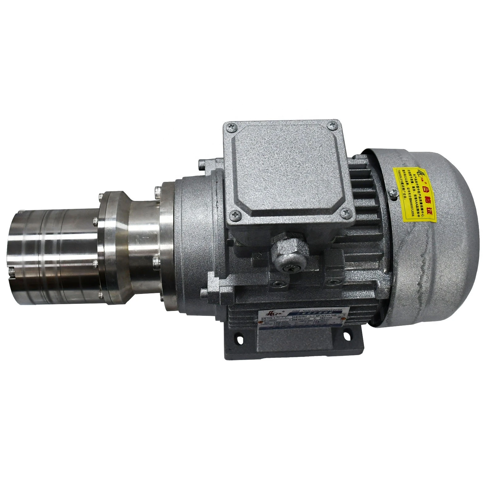 stainless steel Magnetically coupled AC asynchronous motor micro gear pump M6.00S88Y0.55KW2P