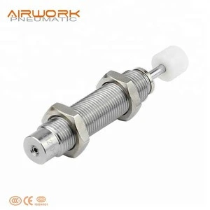 stainless steel oil small adjustable hydraulic pneumatic shock absorber