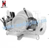 stainless steel oxo dish rack folding/ polishing mental kitchen dish rack/useful design dish shelves display stand