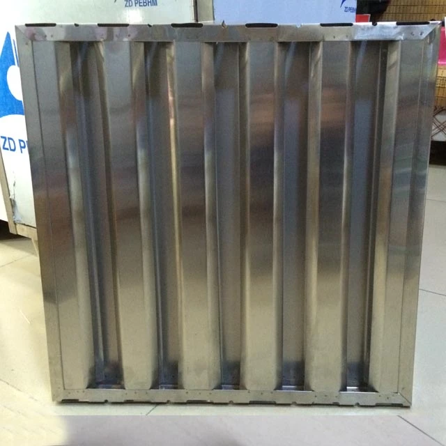 Stainless Steel Range Hood Used Grease Baffle Filter