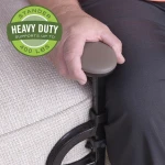 Stander Heavy Duty EZ Stand-N-Go Bariatric, Adjustable Standing Mobility Aid, Chair Assist Grab Bars