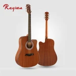 Steel Acoustic Guitar 41 Inch Full Size Guitar Sapele Big Baby Guitar Technical Wood Fingerboard