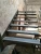 Steel cable bar hanging oak tread floating stairs staircase