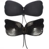 sticky strapless backless adhesive silicon bra push up