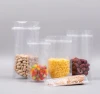 Stock doypack pouch stand up transparent clear packaging plastic food disposable convenience bag with zipper
