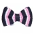 Import Stock fast delivery no MOQ high quality soft touch multi colors stripes polyester knitted bow ties for man from China