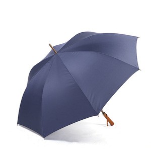 Strong Windproof Automatic Open Wood Handle straight Umbrella Parapluie Regenschirm ombrello paraguas rain gear