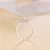 Import Sun Star TL-375 S925 Sterling Silver Latest Design Jewelry Simple Engagement Ring Wedding Ring Half Stones Ring Shank from China