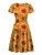 Import Sunflower Print Summer Fashion Women Dress Elegance Long Dresses Woman Short Sleeve O-neck Beach Dresses from China