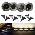 Super Bright Garden Pathway Outdoor InGround Lights With 4 LED