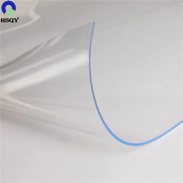 Super Clear Hard Flexible Transparent PVC Film In Roll