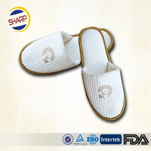 Supply Anti-slip PVC Sole Hotel Woman and Man Slippers