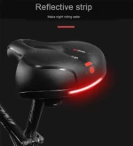 Sweat-absorption Cycling Saddle Cover Bikes Wide Suspension Bike Banana Rear Bicycle Baby Seat