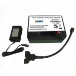 T-bar Connection Golf Trolley Battery Lithium 12V 15Ah With Powerpole Connector LiFePO4 Battery