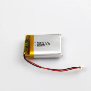thick lipo battery 103035 rechargeable lithium polymer battery 3.7V 1000mAh li-polymer batteries
