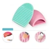 Thicken Custom Eco-friendly silicone makeup brush cleaner and dryer Egg shape Make up Brush cleaning pad Make Up Brushes Tool