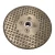 Import Ti-coated double side 125mm diamond stone tool abrasive disc electroplated cutting blade with flange from China