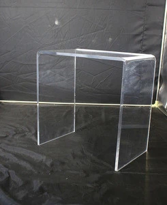 Top clear acrylic table luxury modern high glossy acrylic coffee table for bar glass plexiglass event side acrylic wedding table
