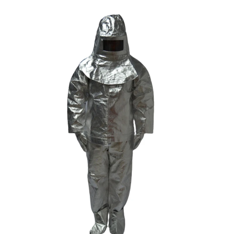Top Quality Aluminum Firefighting Equipment Heat Insulation Firefighter Gear Thermal Radiation Durable Fire Fighting Suits