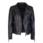 Top Quality Fashion Men Black Genuine Sheep Leather Jacket men Leather Jackets Pakistan Leather Jackets For Men By Maximize Wear