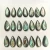 Import Top Quality Wholesale Natural Loose Gemstones Pear Cut Flat back 8x16 mm Abalone Shell Cabochon for Jewelry Making from China