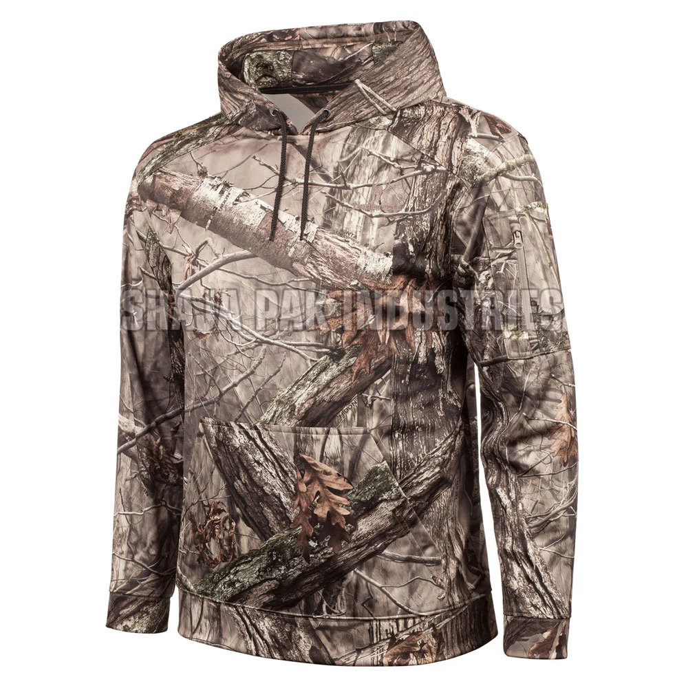 Top Sale Outdoor Hunting Hoodie Cheap Price Cotton Polyester Men Hunting Hoodie