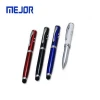 Touch screen pens 4 in 1 ball-pen Stylo tactile hot selling white LED penna laser pointer stylus pen