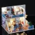 Import Trade Assurance happy family miniature doll house furniture toy sets diy handmade wooden doll house from China