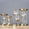 Tranparent emtpy hourglass diy 30minutes one hour sand watch timer clock custom
