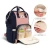 Import Travel 3 In 1 tote changing pad waterproof polyester backpack diaper bag from China