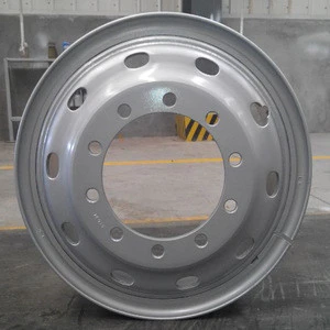 Tube steel truck wheel for radial tyre 12.00R24