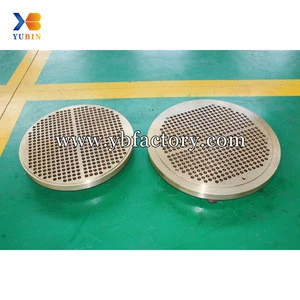 Tubular Heat Exchanger Copper Tube Sheet Plate Production In China