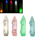 Underwater Flash Light Bait Deep Fish Attraction Indicator Lure White LED Flashing Light Bait Fishing Lures Tackle Accessories