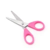 Unionpromo portable plastic stainless steel school kids safe mini scissors