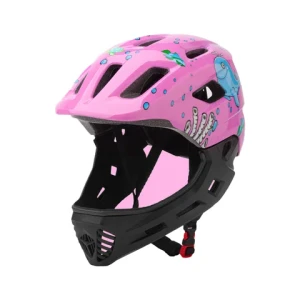 Unisex Full Face Helmet for Children Bicycle Electric Scooter Snowboard Sports Made of Durable EVA Material