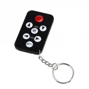 Universal Infrared  IR TV Controller 7 Keys Television Keychain Remote Control