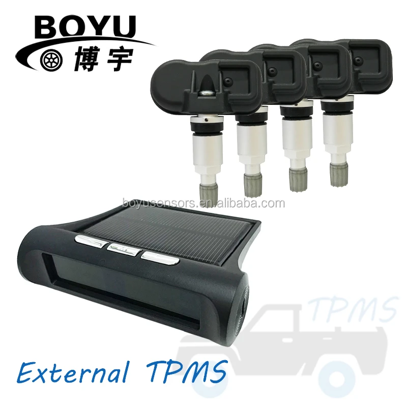 Universal tpms sensor External display TPMS  solar power tire pressure monitoring system internal TPMS customize OEM