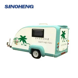 Upscale caravan travel mobile trailer