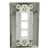 Import US Type  stainless steel  A/V Keystone jack  wall plate face plate  Stainless steel American Keystone 3 port panel from China