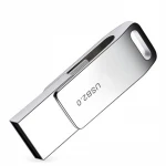 USB 2.0 Flash Drives 64GB Metal Memorias Pendrive 16GB 32GB  Memory Sticks Pen Drive 8GB Custom Logo USB Stick