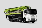 Used Concrete FAW Chassis 38m Pumping Zoomlion Concrete Pump
