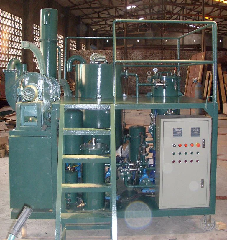 Used Engine oil purifying equipment/refining of used motor oils/waste oil to base oil recycling plant