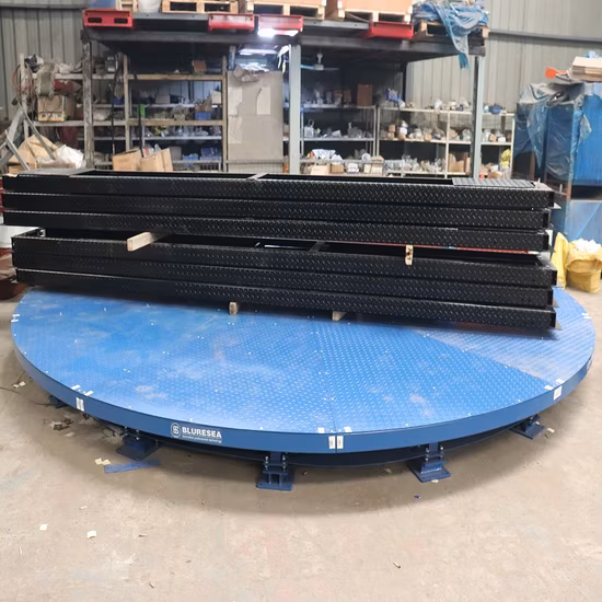 Import Vehicle 4000kg Turntable Car Display Rotating Platform Car Turntable with CE from China