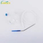 Veterinary Instrument 100% medical silicone chest tube chest drainage system