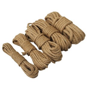 Vintage Decoration Jute Burlap Rope Nature Fiber Jute Twines 1-4ply, 1-50mm DIY Handcrafts Ropes