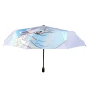 VOGRACE Customized Full Printing Colorful Windproof Compact MAnul 3 Folding Umbrella With your design