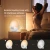 Import wake up light alarm clock,8 preset sounds and recording voice as alarm sound sunrise alarm clock with sunset simulation from China